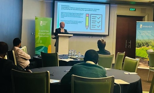 IFPRI WORKSHOP: TRANSFORMING RWANDA’S AGRICULTURE: EVIDENCE-BASED RESEARCH DRIVING POLICY AND RESILIENCE